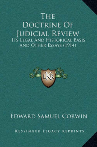 Cover of The Doctrine of Judicial Review