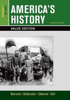 Book cover for America's History, Value Edition, Volume 1
