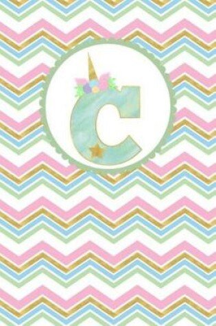 Cover of Unicorn Monogram Journal - Letter C