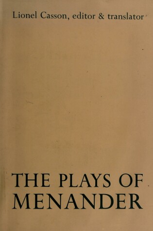 Cover of Plays