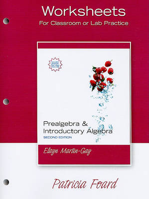 Book cover for Worksheets for Prealgebra & Introductory Algebra