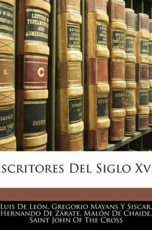Cover of Escritores del Siglo XVI.