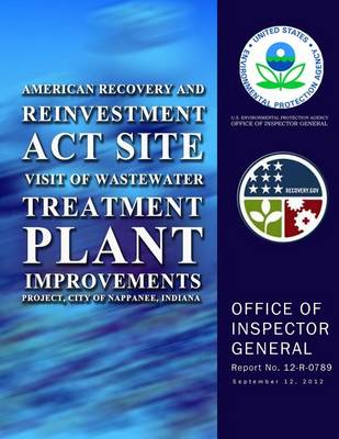 Book cover for American Recovery and Reinvestment Act Site Visit of Wastewater Treatment Plant