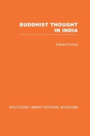 Cover of Buddhist Thought in India