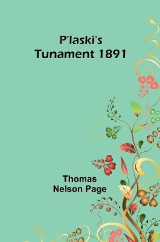 Cover of P'laski's Tunament 1891