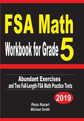 Book cover for FSA Math Workbook for Grade 5
