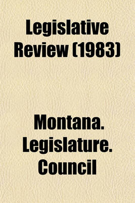 Book cover for Legislative Review (1983)