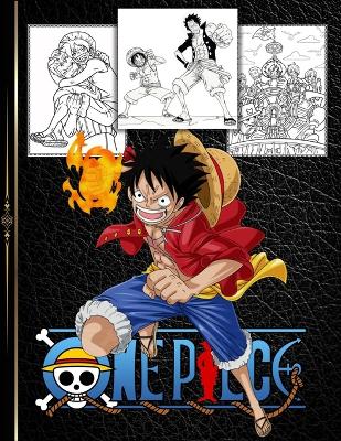 Book cover for One Piece Coloring Book