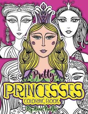 Book cover for Pretty Princesses Coloring Book