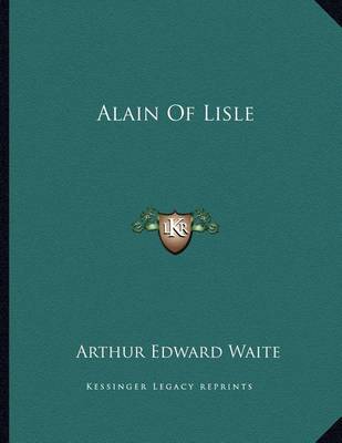 Book cover for Alain of Lisle