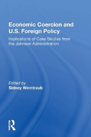 Cover of Economic Coercion And U.s. Foreign Policy