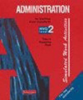 Book cover for S/NVQ Administration Level 2 Simulated Work Activities