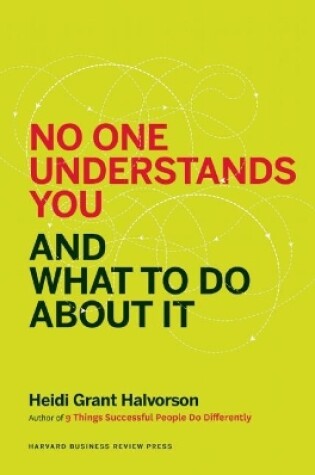 Cover of No One Understands You and What to Do About It