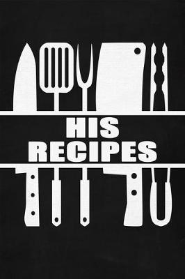Book cover for His Recipes Journal