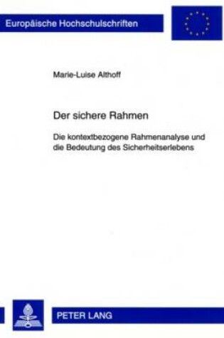 Cover of Der Sichere Rahmen