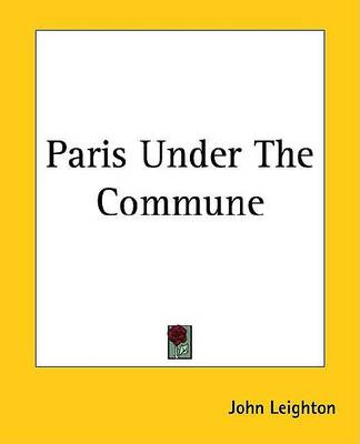 Book cover for Paris Under the Commune