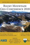 Book cover for Rocky Mountain Geo-Conference 2018