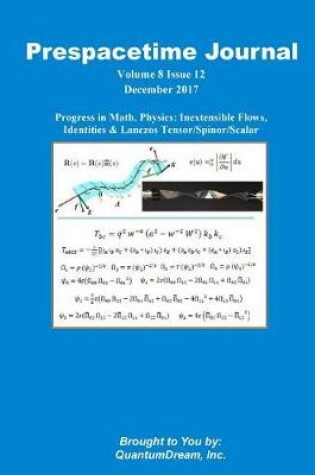 Cover of Prespacetime Journal Volume 8 Issue 12