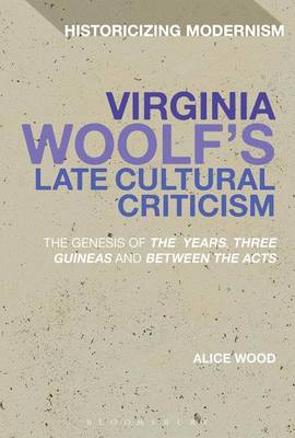 Cover of Virginia Woolf's Late Cultural Criticism