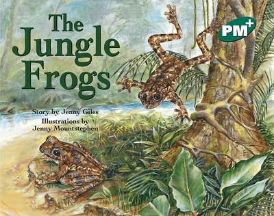 Book cover for The Jungle Frogs