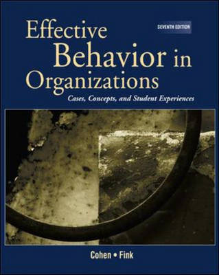 Book cover for Effect Behavior in Organizations