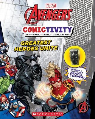 Book cover for Avengers Comictivity: Greatest Heroes Unite (Marvel)