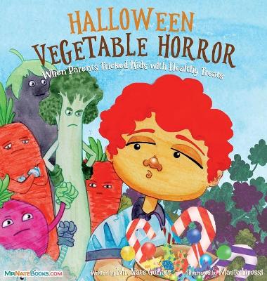 Book cover for Halloween Vegetable Horror Children's Book