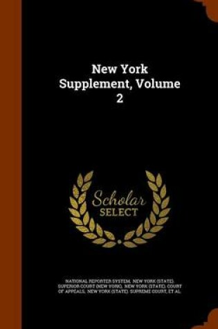 Cover of New York Supplement, Volume 2