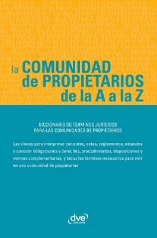 Cover of La comunidad de propietarios de la A a la Z