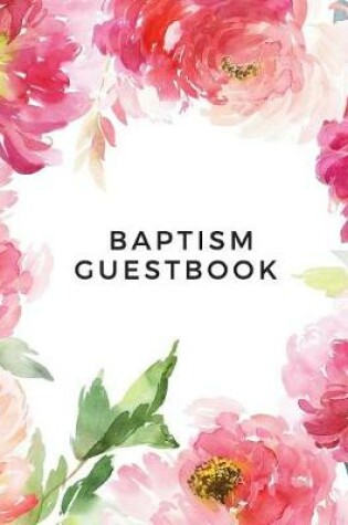 Cover of Baptism Guest Book