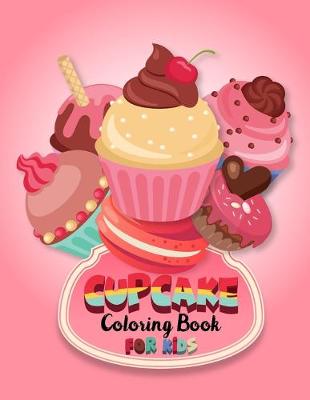Book cover for Cupcake coloring book for kids