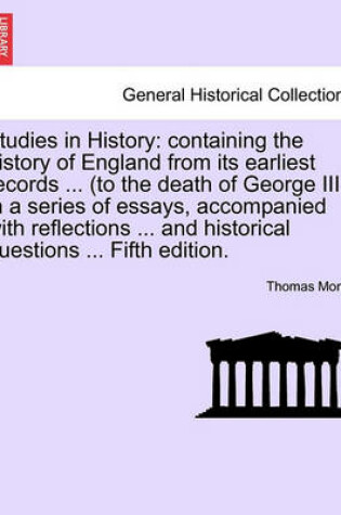 Cover of Studies in History