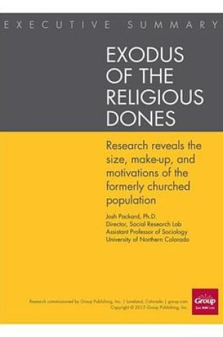 Cover of Exodus of the Religious Dones