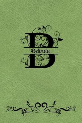 Book cover for Split Letter Personalized Journal - Belinda