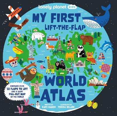Book cover for Lonely Planet Kids My First Lift-the-Flap World Atlas