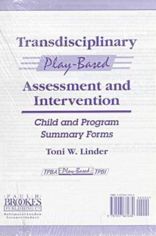 Cover of Transdisciplinary Play-Based Assessment and Intervention