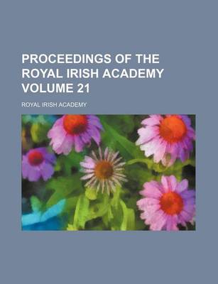Book cover for Proceedings of the Royal Irish Academy Volume 21