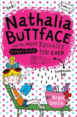 Book cover for Nathalia Buttface and the Most Epically Embarrassing Trip Ever