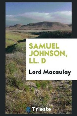 Cover of Samuel Johnson, LL. D
