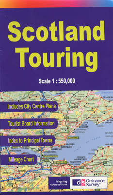 Book cover for Scotland Touring Map