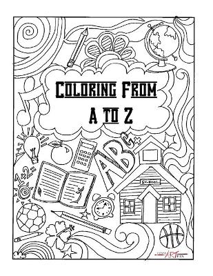 Book cover for Coloring from A to Z