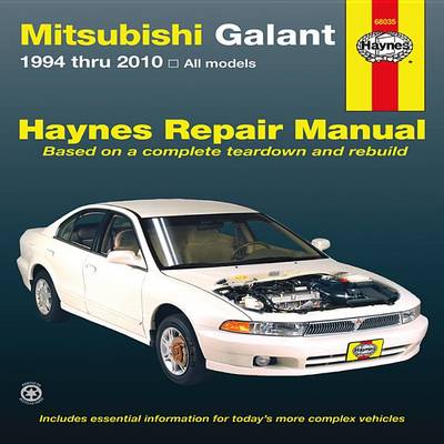 Book cover for Mitsubishi Galant Service and Repair Manual