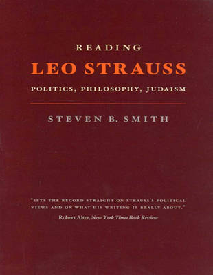 Book cover for Reading Leo Strauss