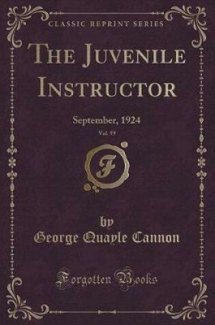 Cover of The Juvenile Instructor, Vol. 59