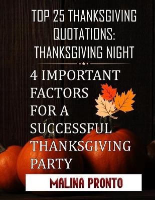 Book cover for Top 25 Thanksgiving Quotations