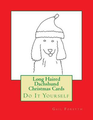 Book cover for Long Haired Dachshund Christmas Cards