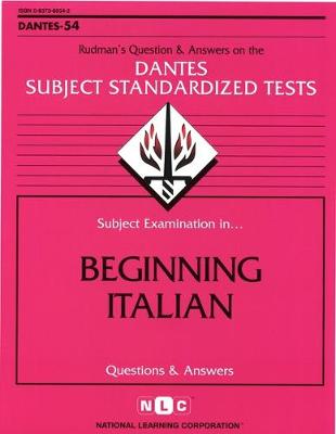 Book cover for BEGINNING ITALIAN