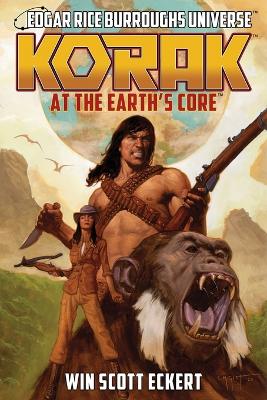 Book cover for Korak at the Earth's Core (Edgar Rice Burroughs Universe - The Dead Moon Super-Arc Book One)