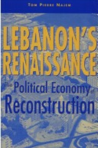 Cover of Lebanon's Renaissance