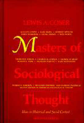 Book cover for Masters of Sociological Thought